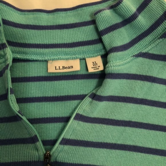 L.L. Bean Quarter zip-up - Picture 2 of 3